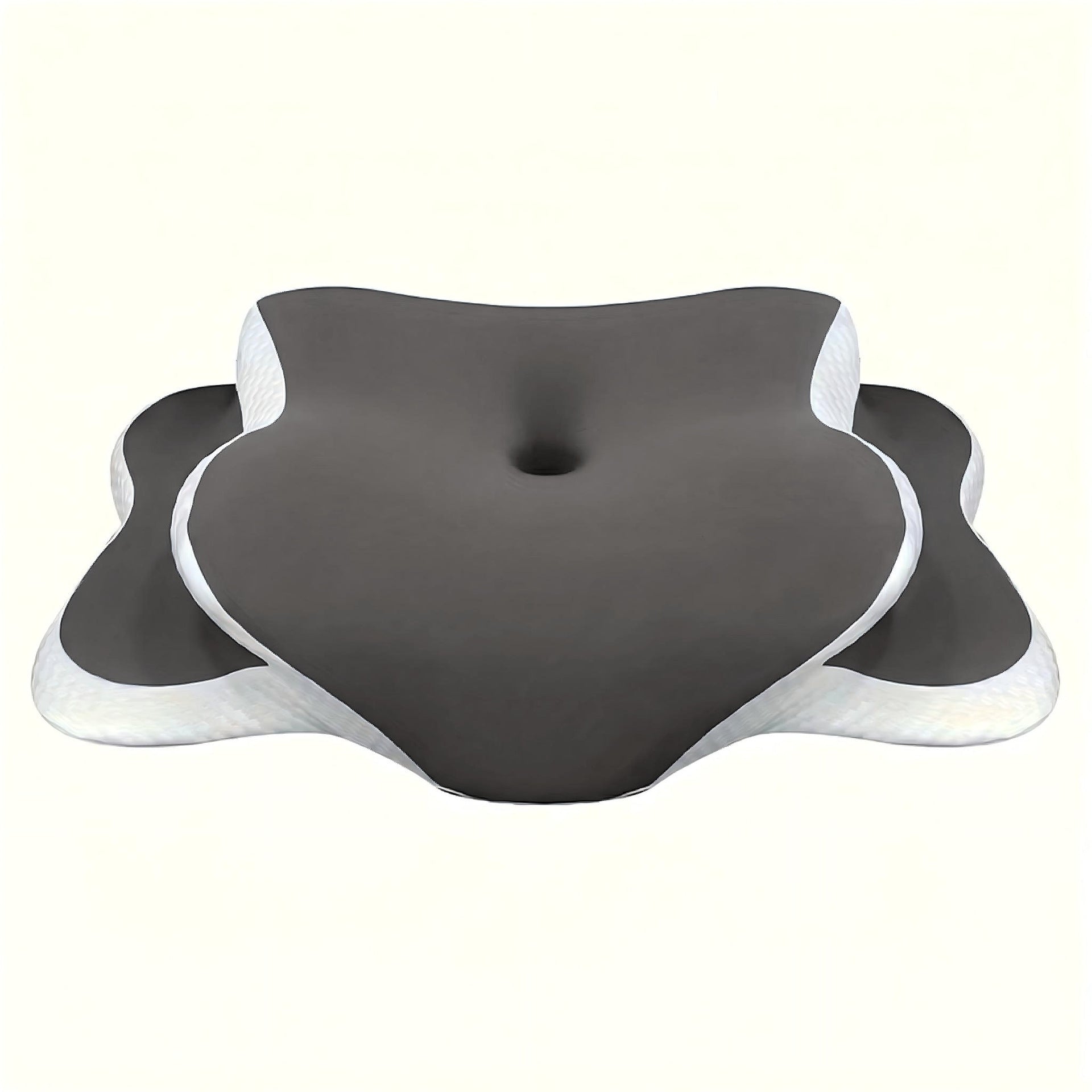 Mémoire ergonomique Mousse Collier Support Oreiller en soie glacée