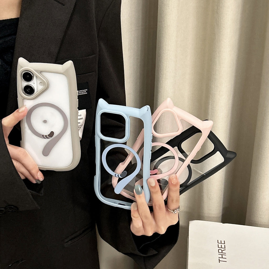 Cas de téléphone acrylique transparent Tpu