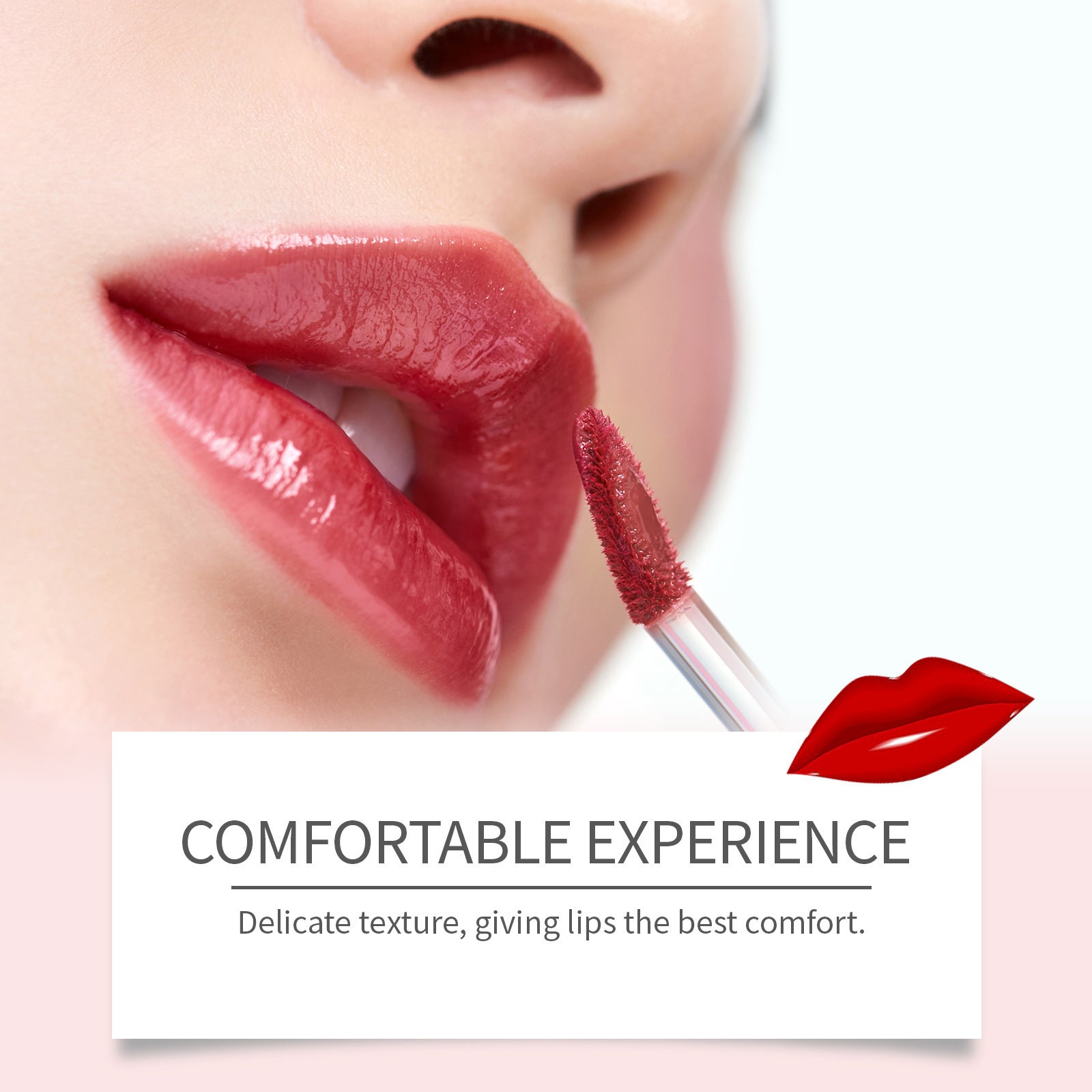 Gloss hydratant pour les lèvres non stick