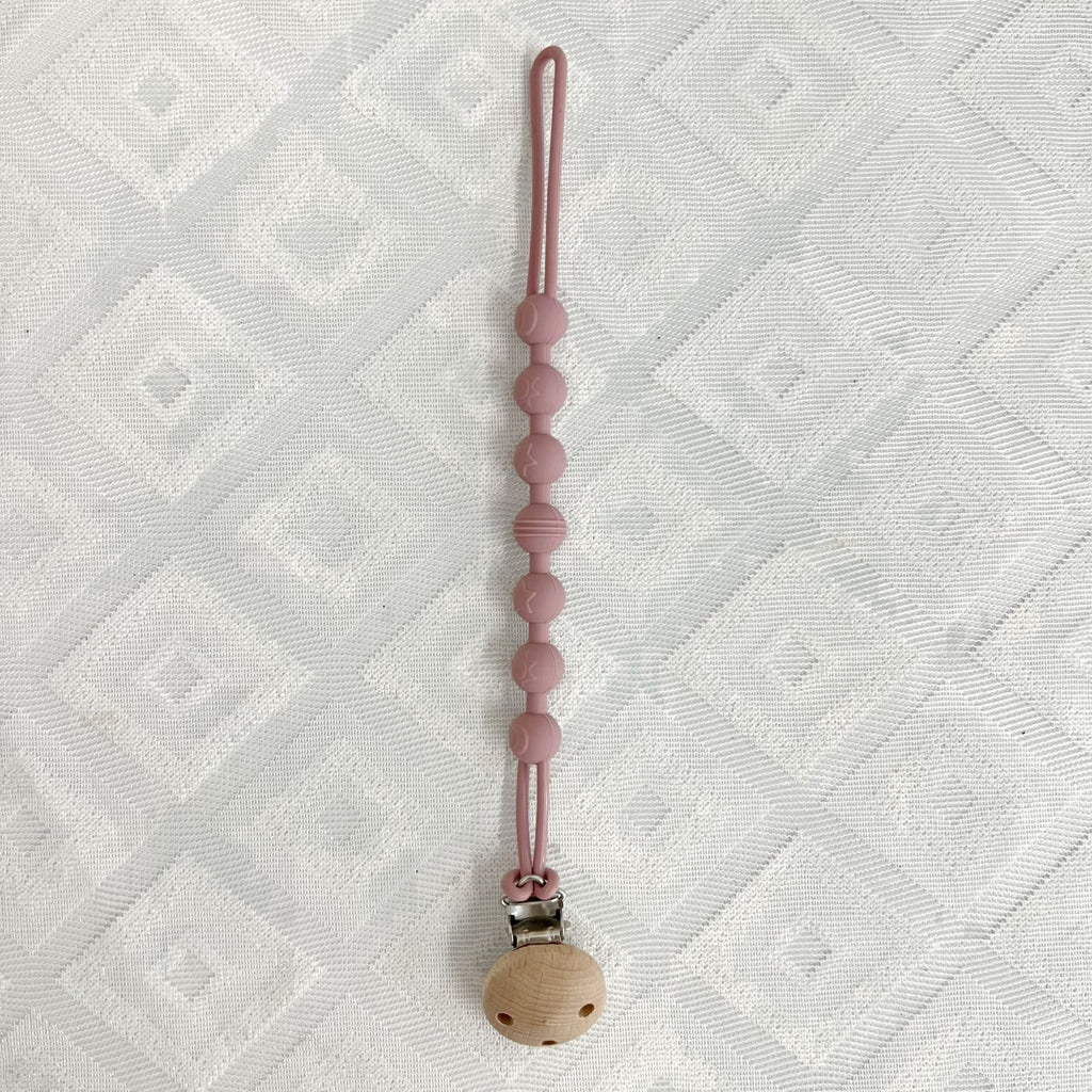 Babys All-in-one Silicone sans pores Pacifier de hêtre Clip avec chaîne anti-loss