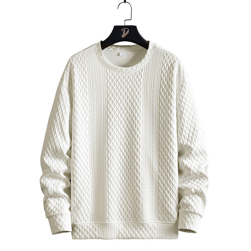 Chemise de fond en pull de cou-d'équipage casual pour hommes
