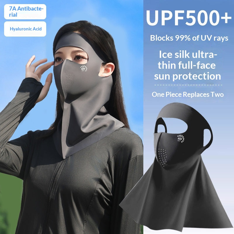 Pare-soleil Masque Kini Femmes Silk Respirant Masque Antibactérien