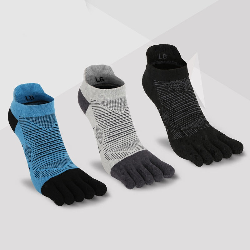 Sweat-wicking course de yoga à séchage rapide et les chaussettes à cinq doigts occasionnels