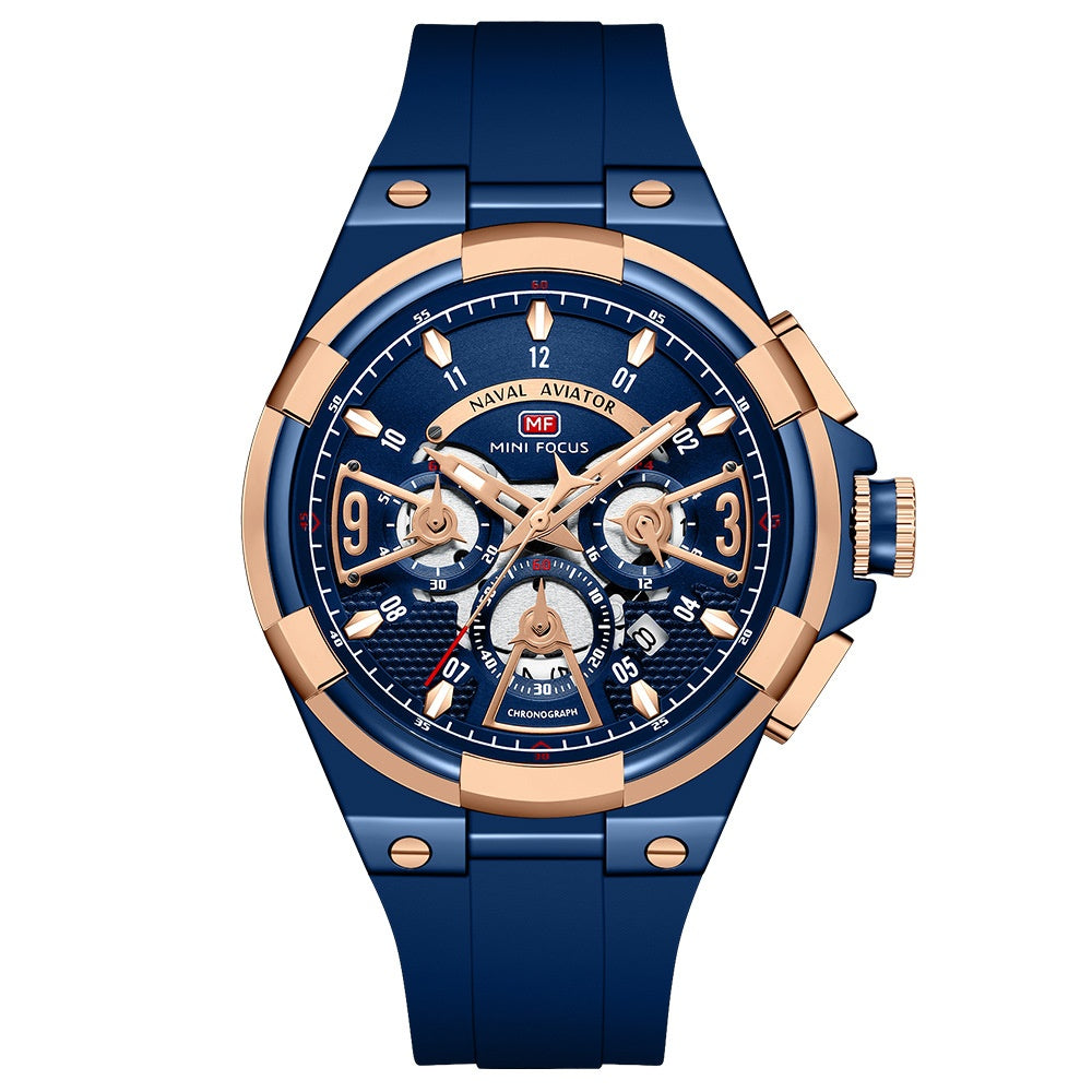 Montre de surface en quartz flottante étanche Casual