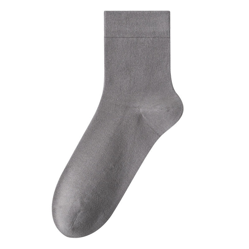 Chaussettes en coton mi-calf pour hommes avec propriétés résistantes à l'odeur