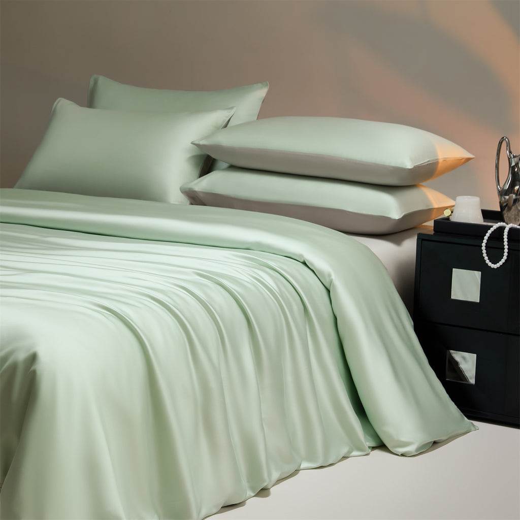 Luxury affordable haut de gamme Tencel Ensemble de literie de quatre pièces et couverture de couette