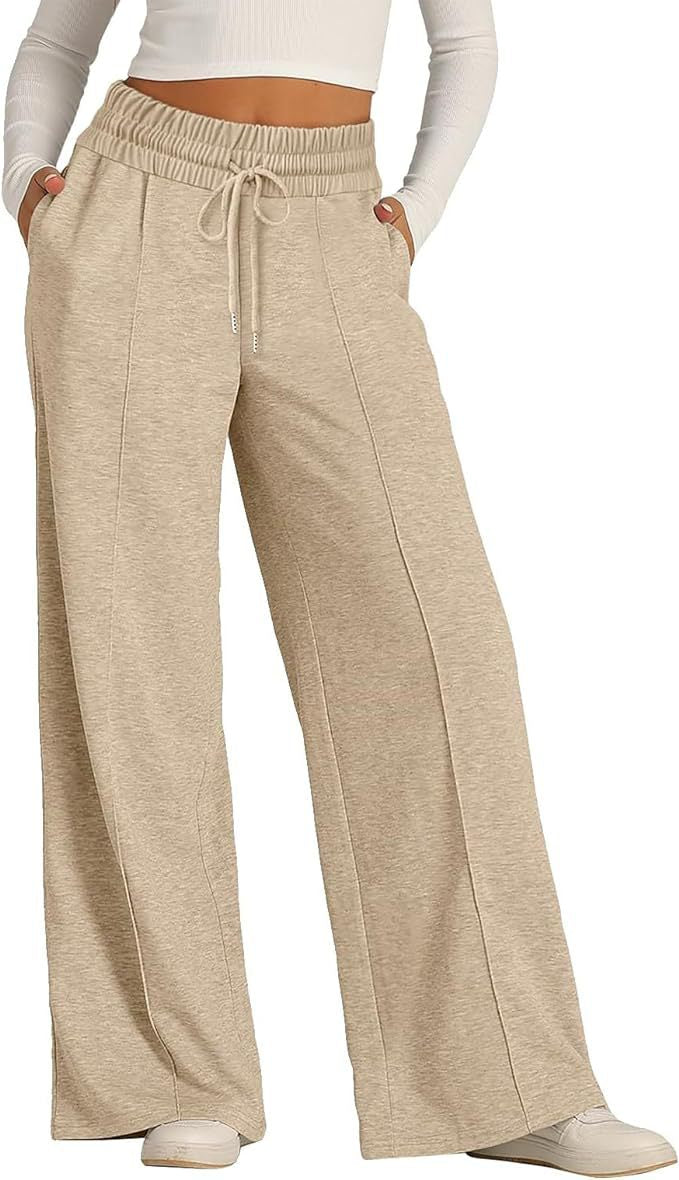 Printemps et été Style européen et américain Pure Couleur Casual Large-Leg String Elasti