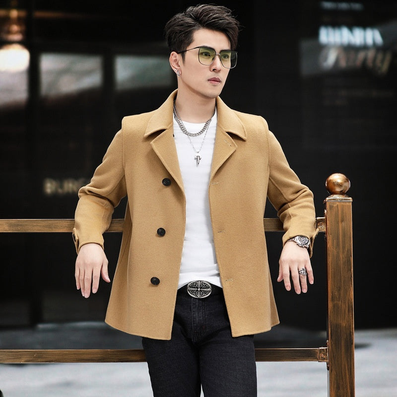 Manteau de mode Woolen sans cachemire