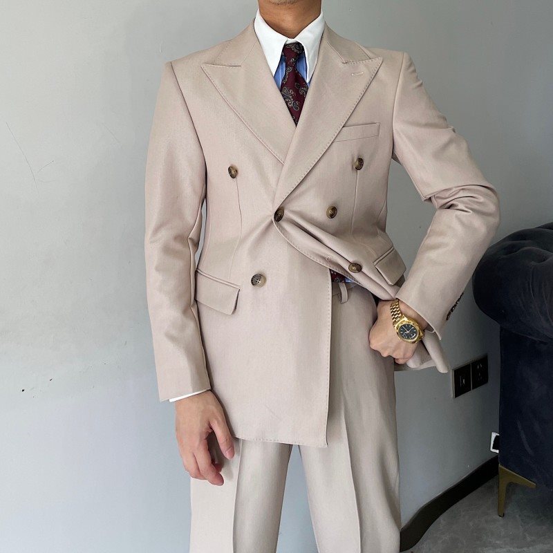 Ensemble à deux pièces pour hommes Slim-Fit à deux brasses