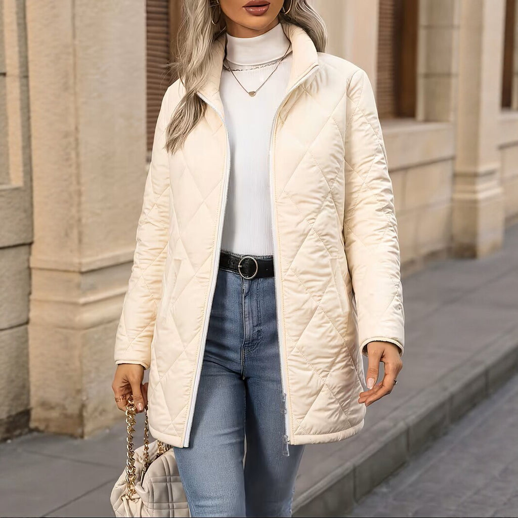 European and American-style Mid-long Cotton Couette avec un point de diamant