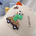 Dinosaur Voiture Peaked Cap Coréen Style Garçons et filles Broderie