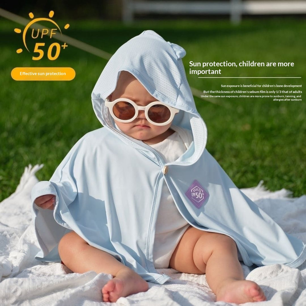Protection UV changement de couleur Cape Baby Protection solaire