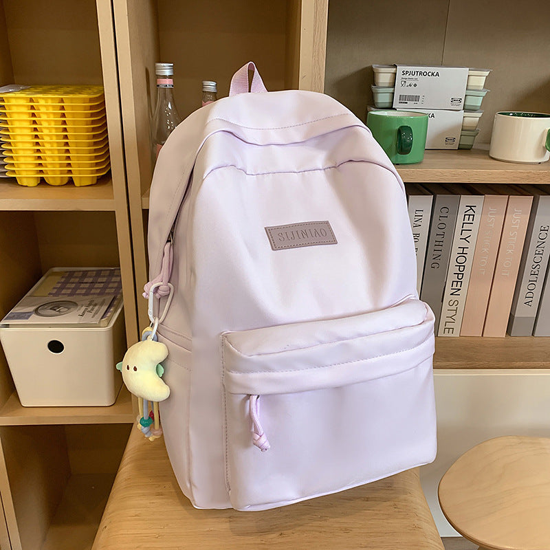 Sac à dos simple et polyvalent pour étudiants du collège