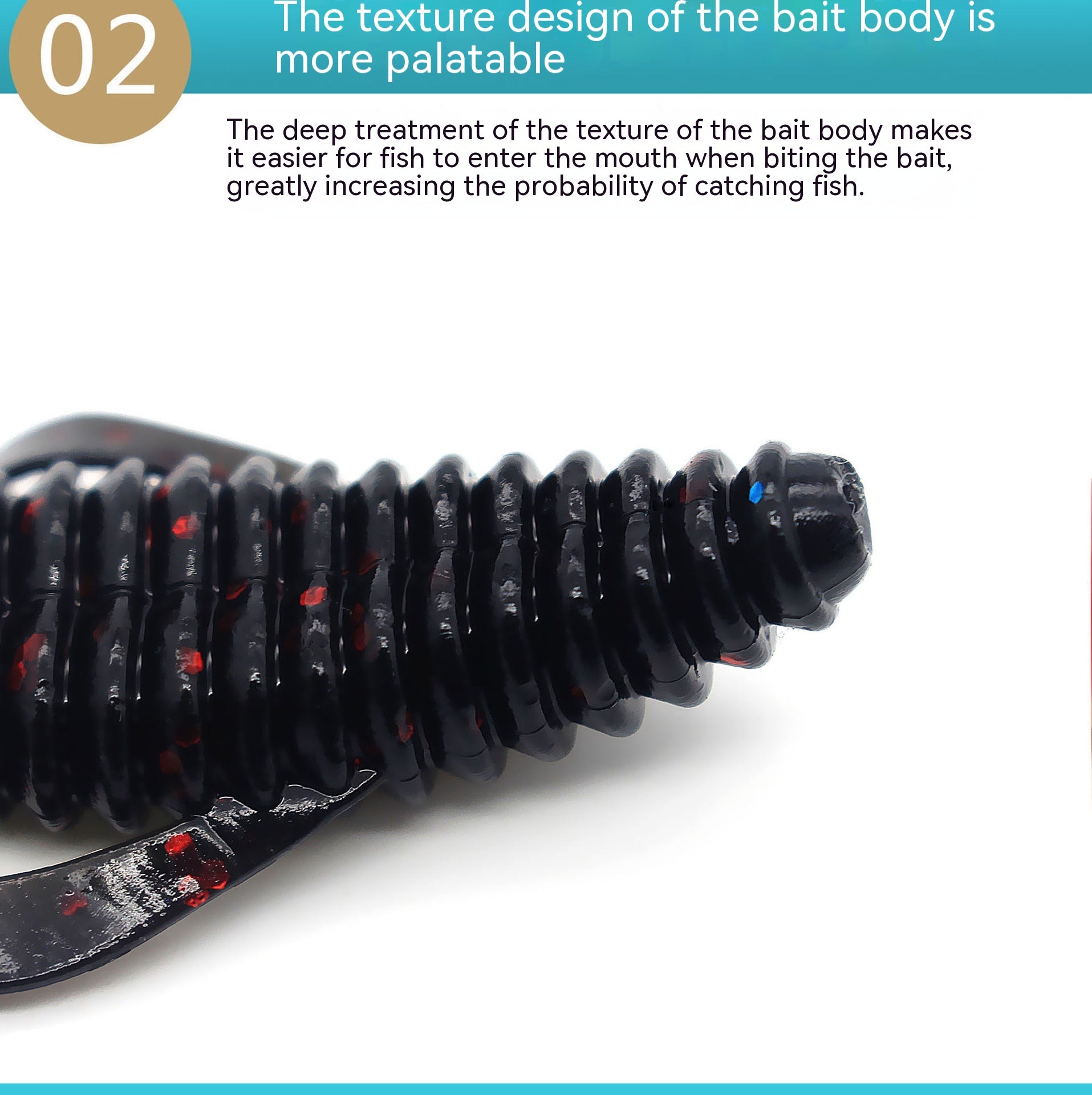 Simulation de lure appât doux 8cm Tackle de pêche
