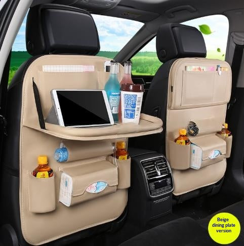 Car intérieur fournitures multifonctions siège arrière cuir pliant
