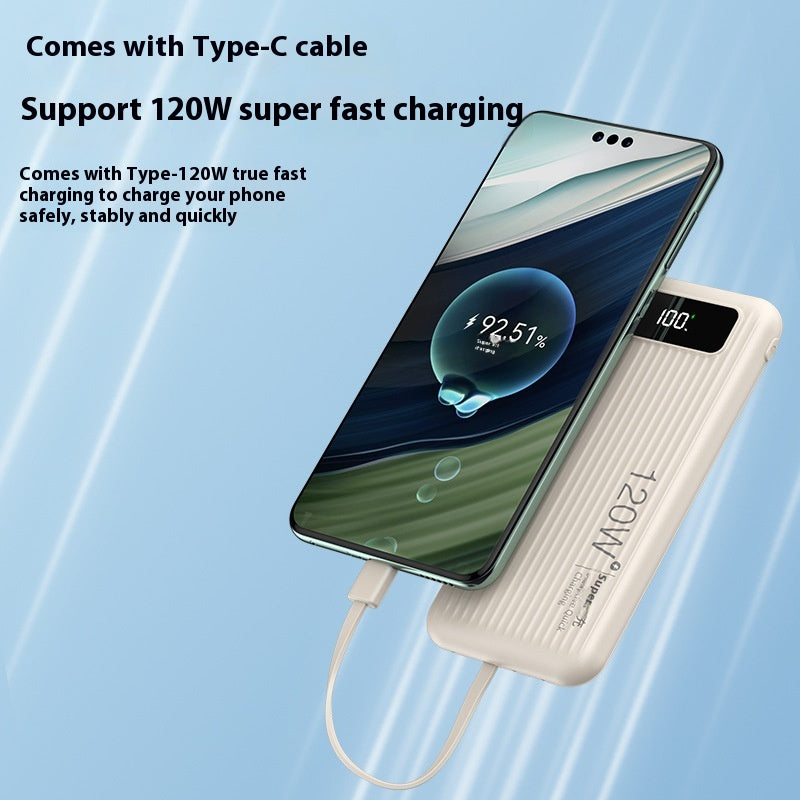 Super Fast Charge 20000 MA Banque de puissance d'affichage numérique portable de grande capacité