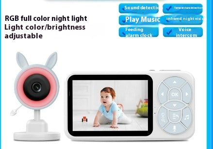 Moniteur de bébé avec VOX Mode nuit vision couleur pleine lumière alarme sonore surveillance intelligente Ca
