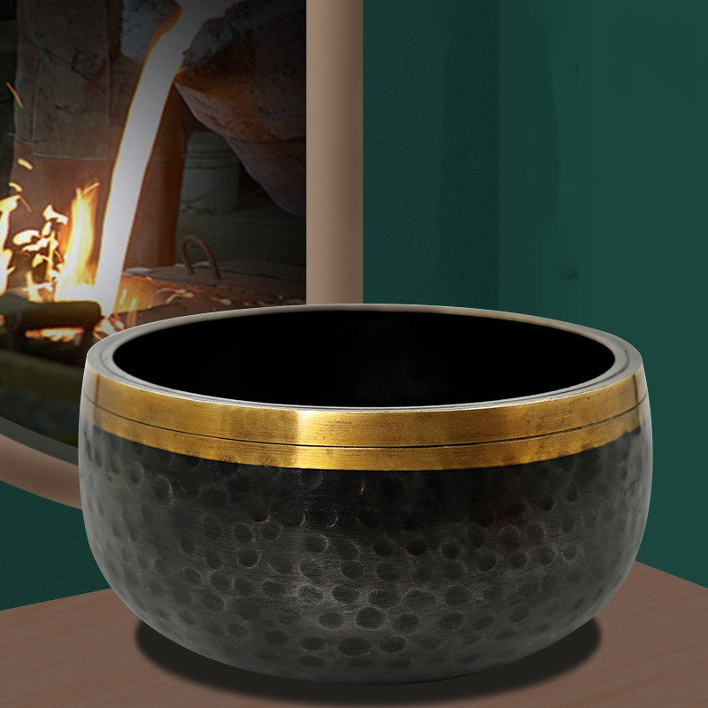 Yoga Méditation Black Gold Buddha Sound Bowl