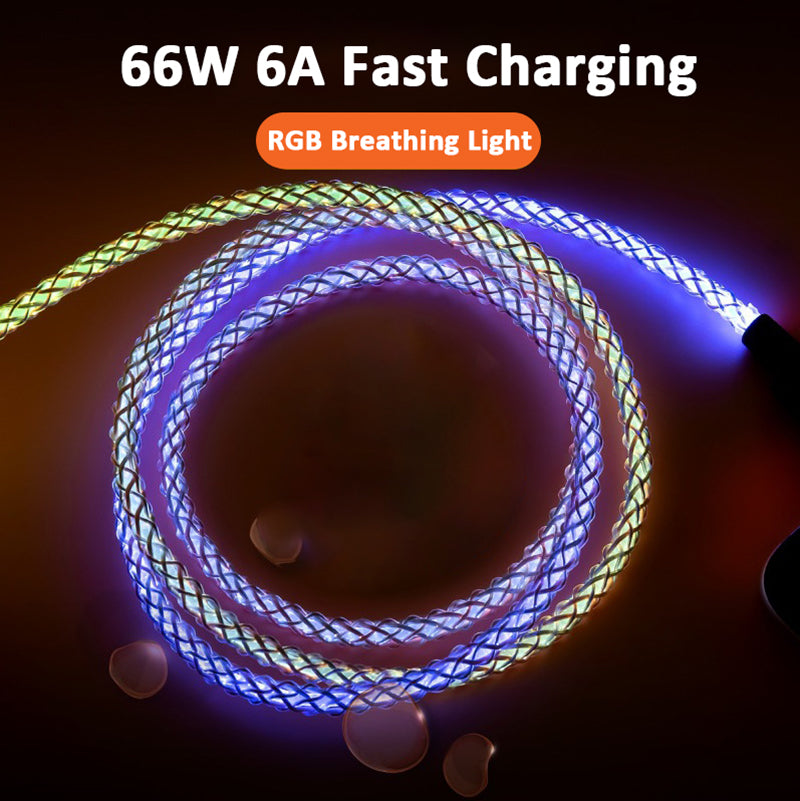 Ligne de charge progressive de Streamer coloré