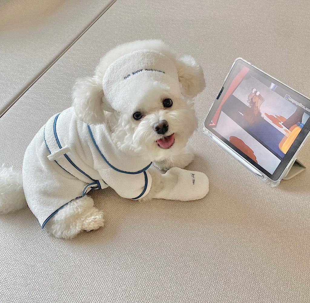 Hotel Pet Serviette de bain Peignoir Photo Props