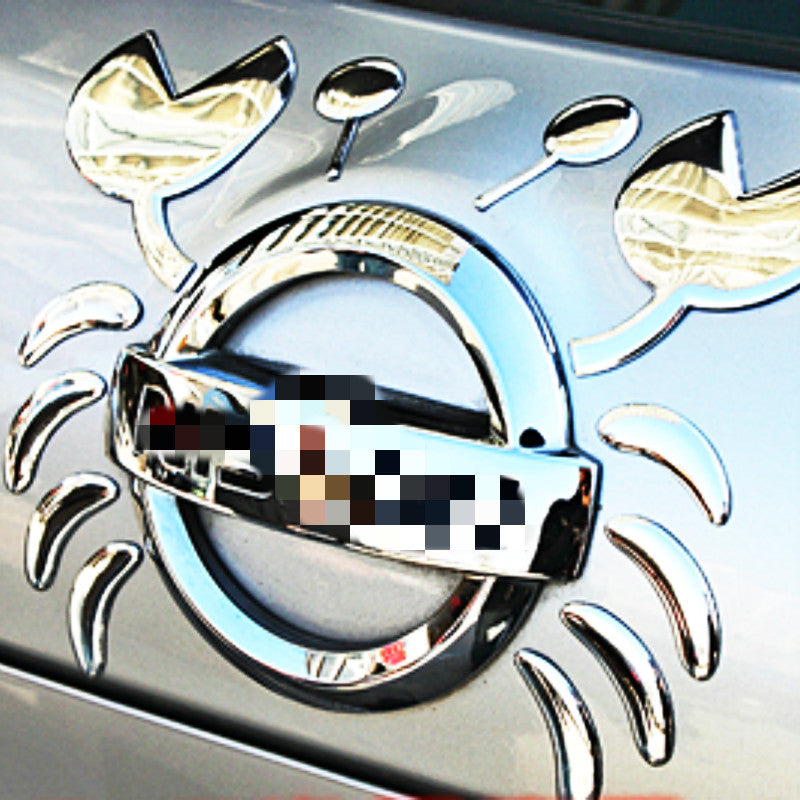 Funny 3D auto auto Sticker PVC flexible en plastique