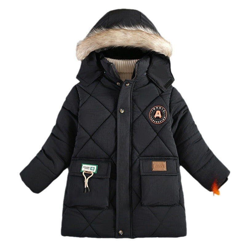Veste en coton rembourrée épaisse pour les garçons