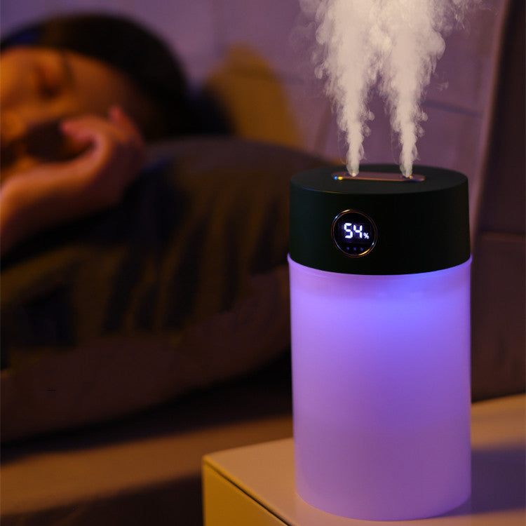 Humidificateur grande capacité Double Jet Usb ménage silencieux voiture