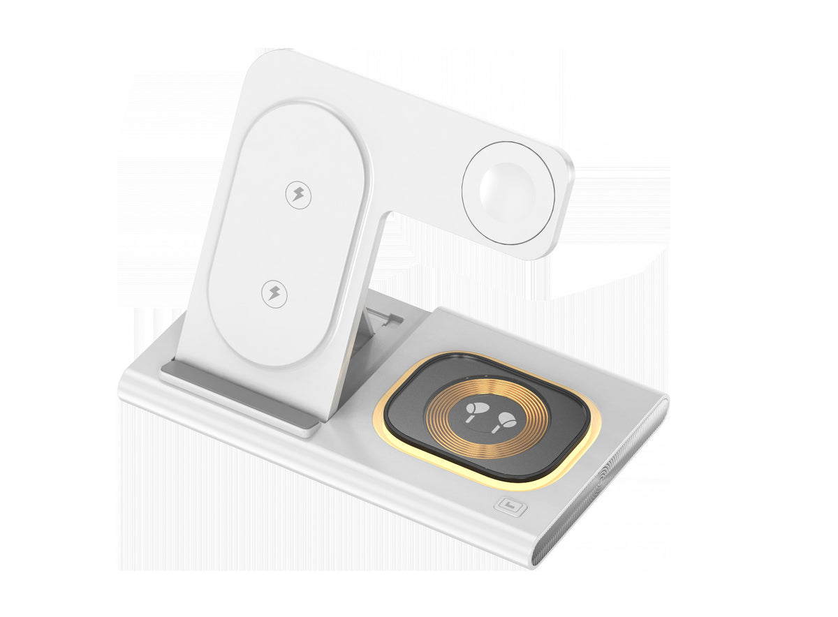 Chargeur quatre en un sans fil pliant mode