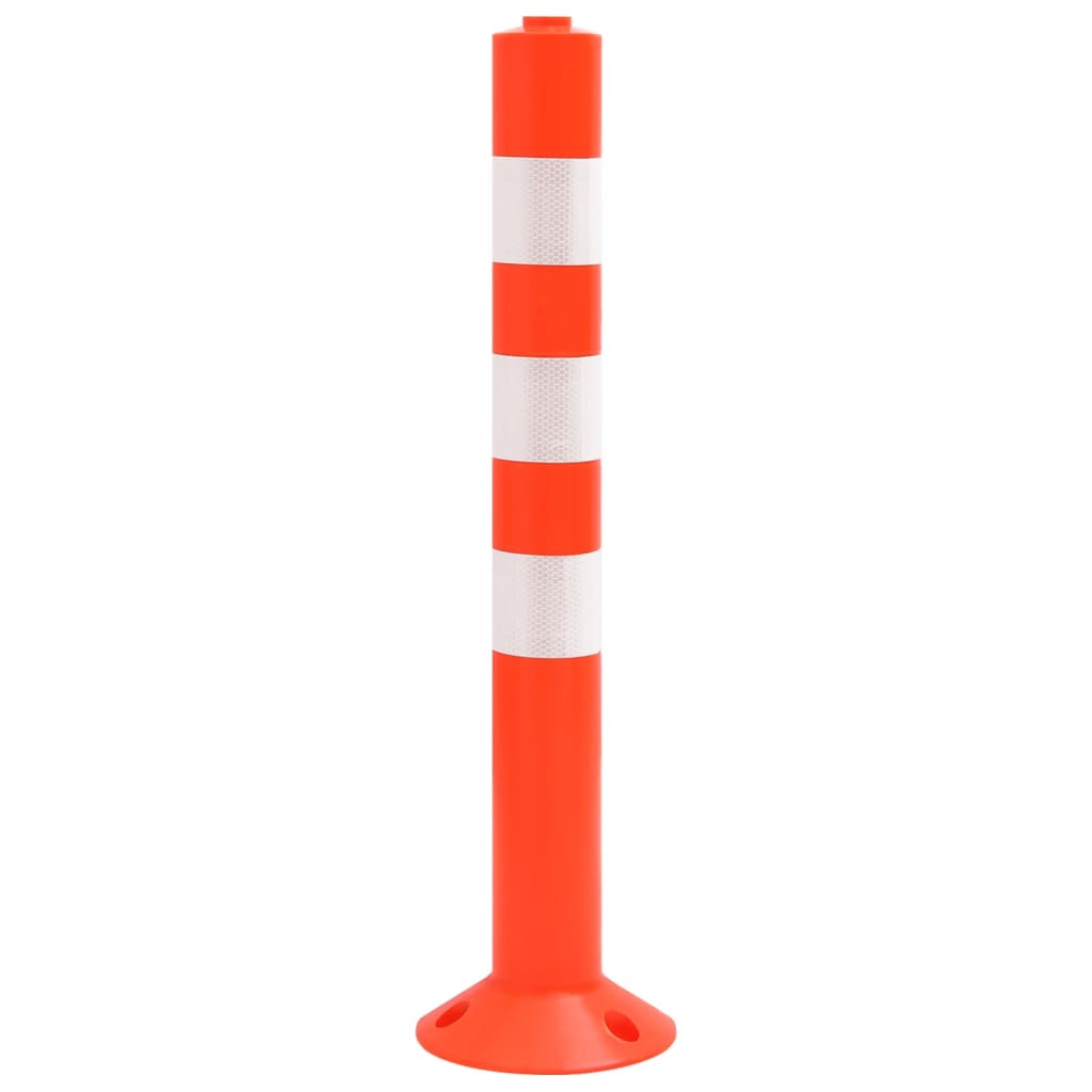 Bollards, 10 pièces, avec chaîne, 75 cm