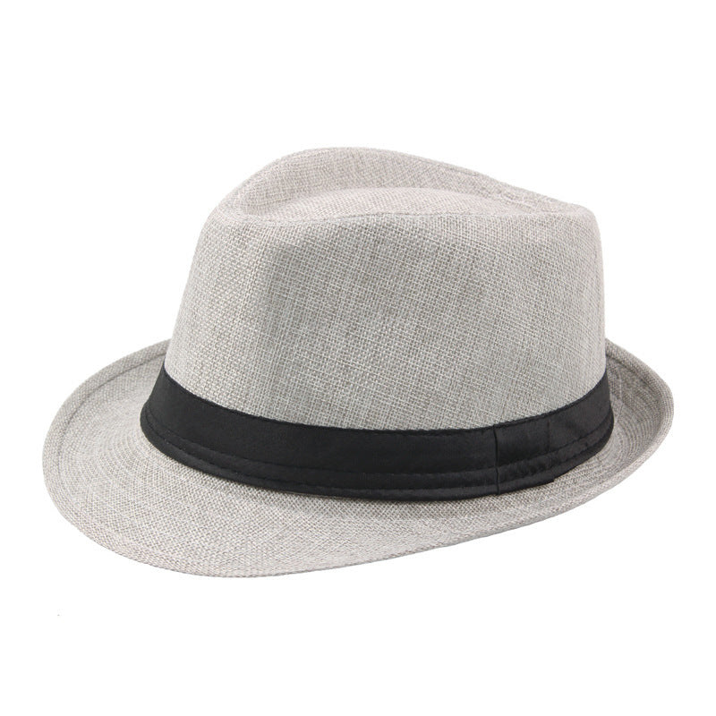 Mode Personnalité Lin Chapeau Top Hommes