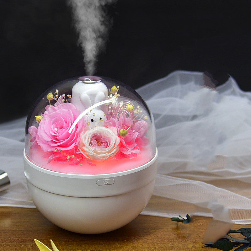 Fleur Immortelle Créative Diffuseur d'arôme Humidificateur