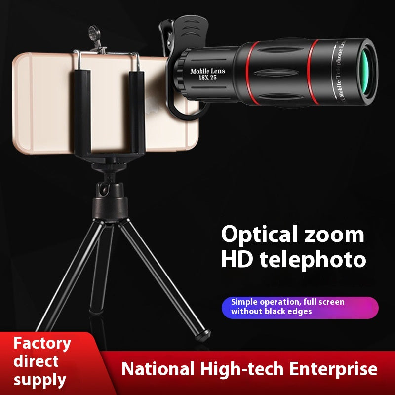 18x High Definition External Telephoto Lens for Mobile Phones