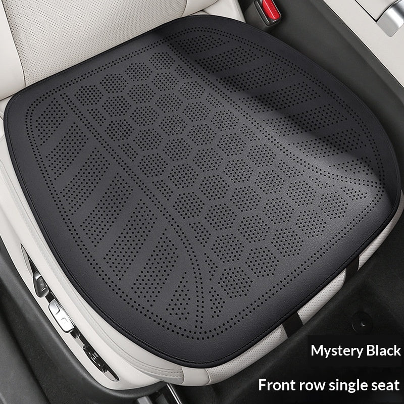 Coussin universel de quatre-saisons ultra-mince Suede-Look à trois pièces de siège de voiture