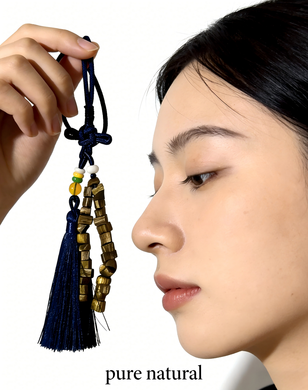 Pendentifs en bois d'agar naturel
