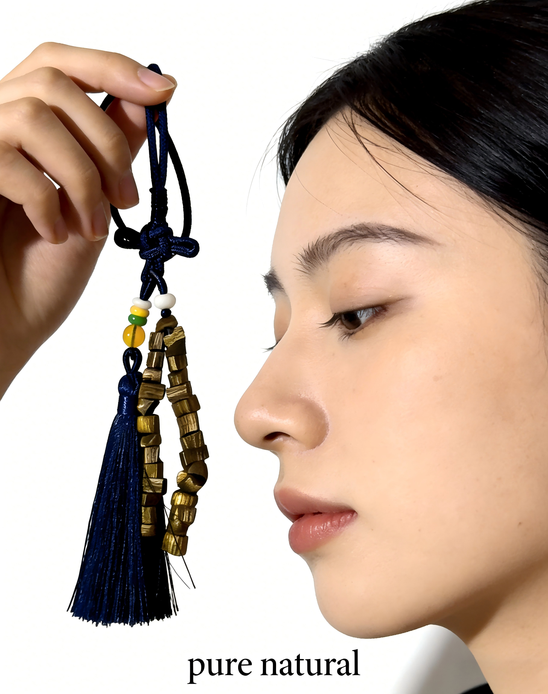 Pendentifs en bois d'agar naturel