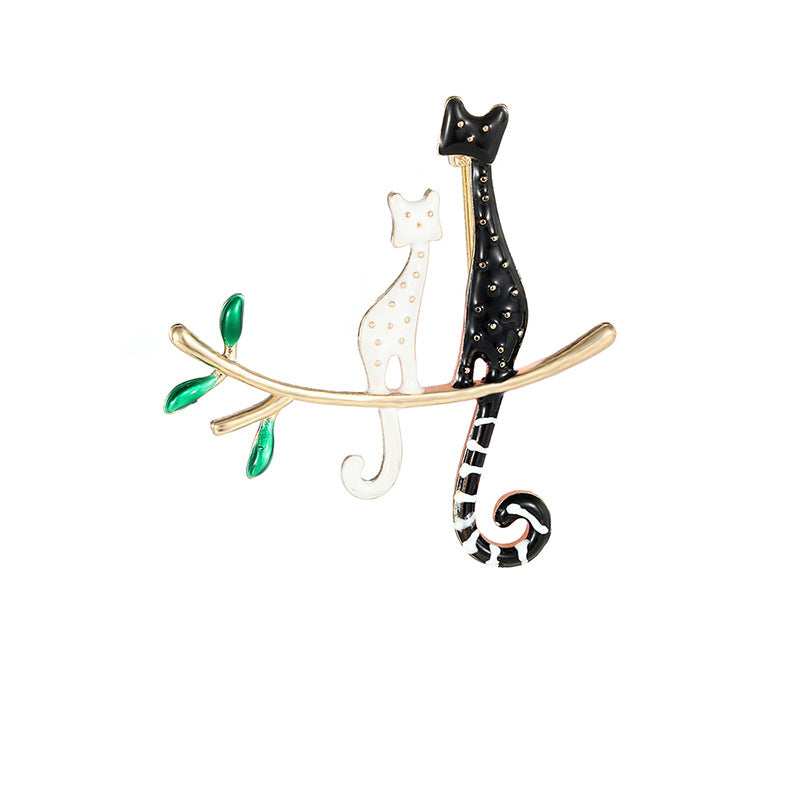 Broche animale polyvalente en alliage minimaliste
