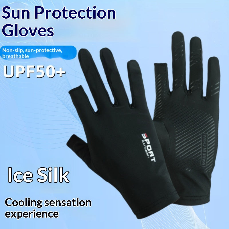 Gants respirants anti-soleil à séchage rapide pour la condition physique