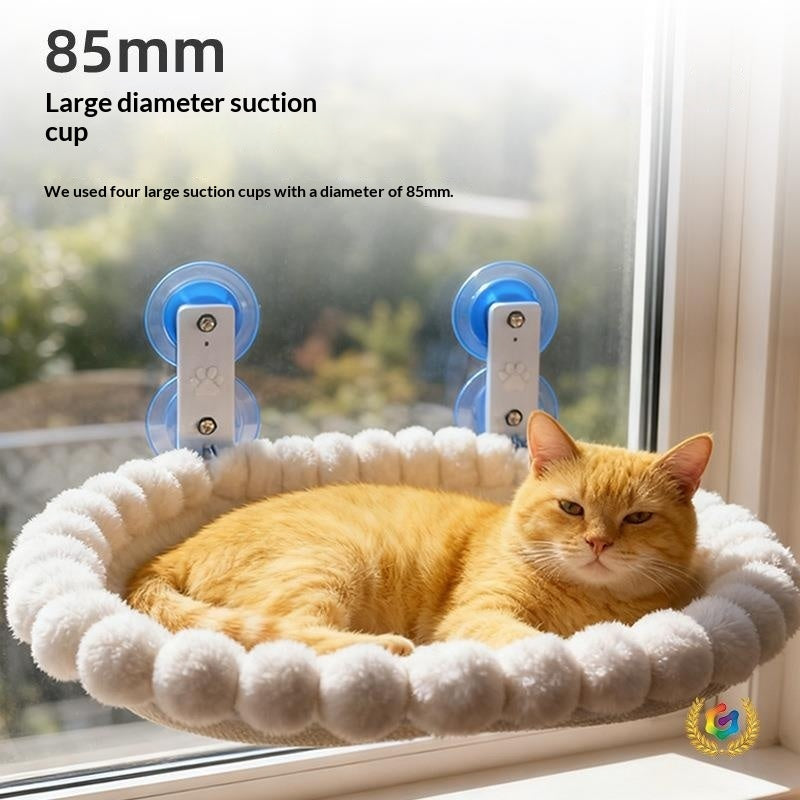 Pliant Balcon Cat Hammock Suction-Cup Mont Cat Hanging Window Hammock