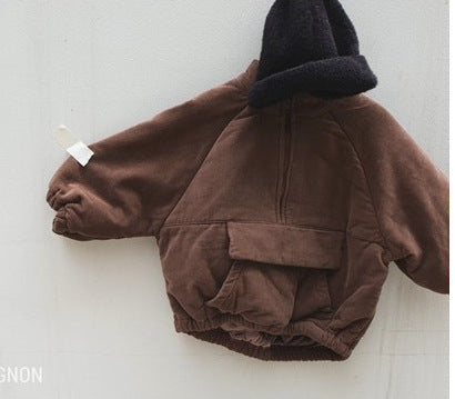Pull en polaire antique avec veste en coton