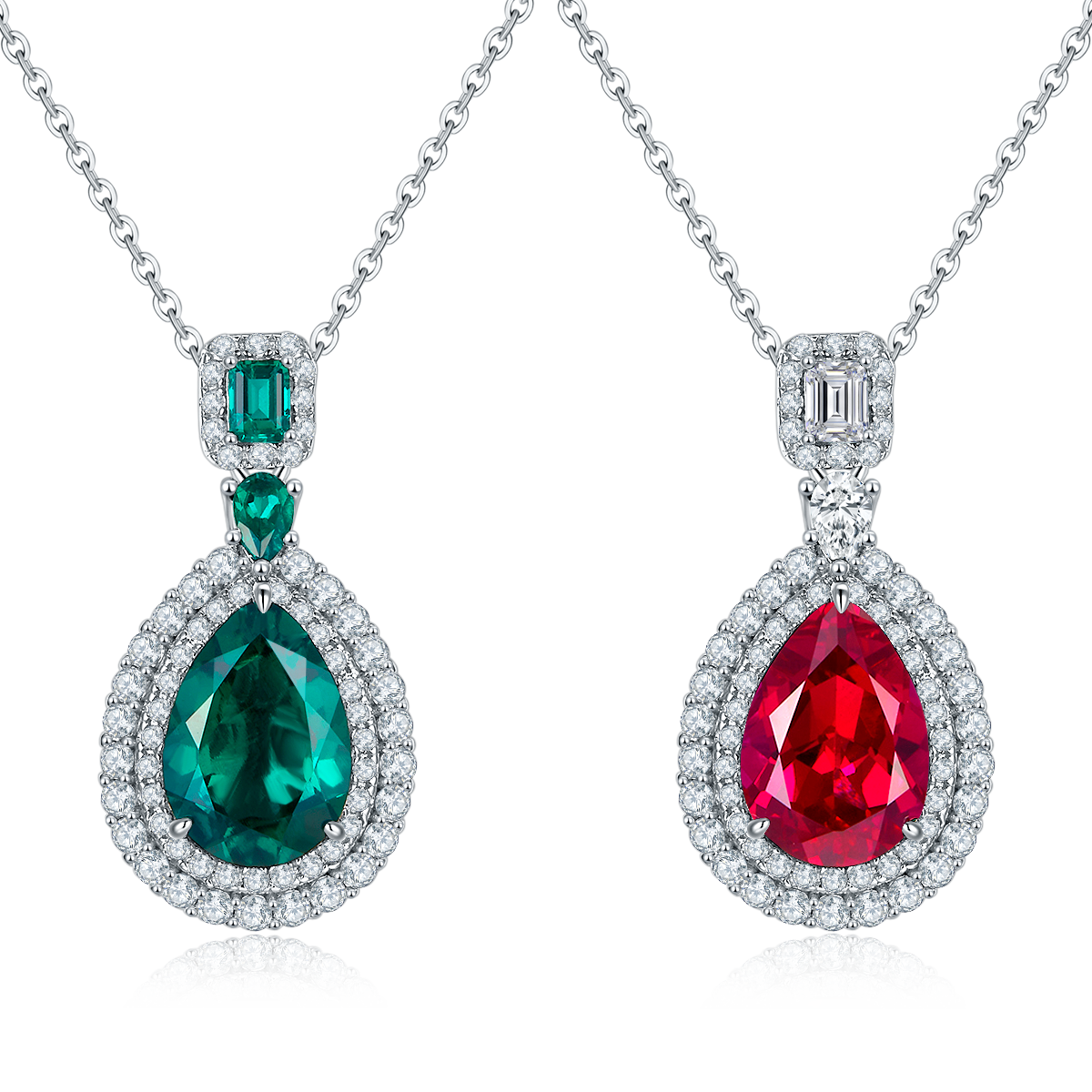 S925 Collier en labo-grogneux en argent sterling