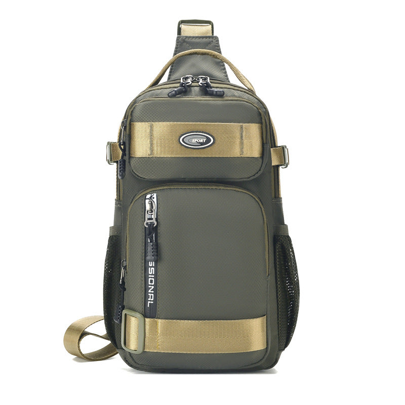 Sac de poitrine multifonctionnel pour hommes Nylon Léger