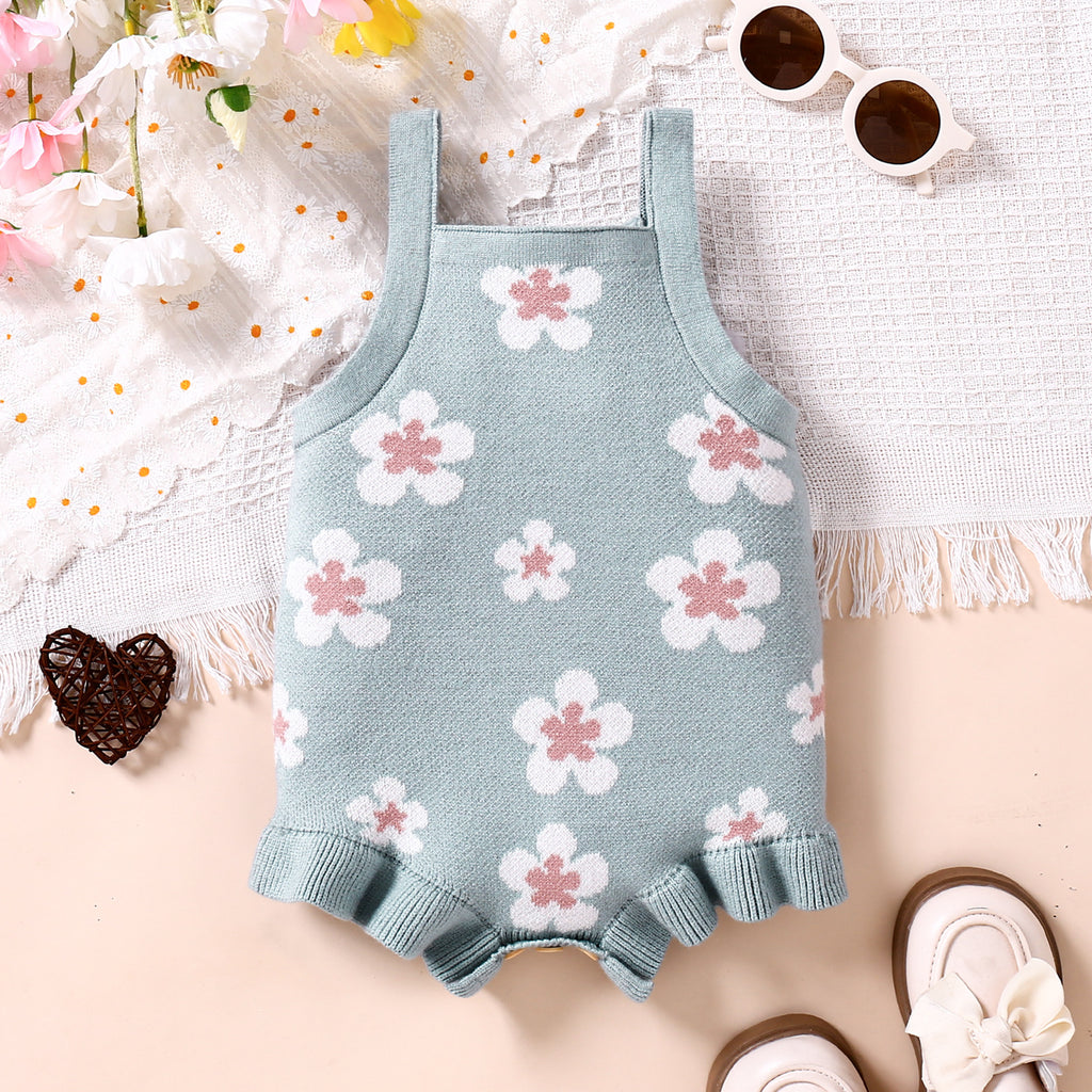 Vêtements pour enfants Strap bébé Broderie Veste bleu clair