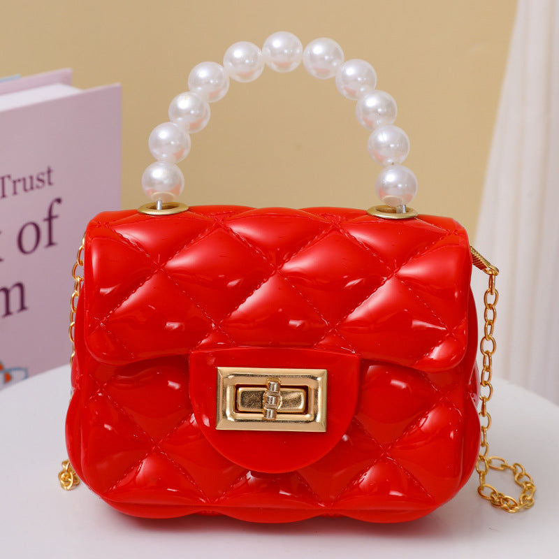 Sac candy à main Solid Color Strap à épaule unique