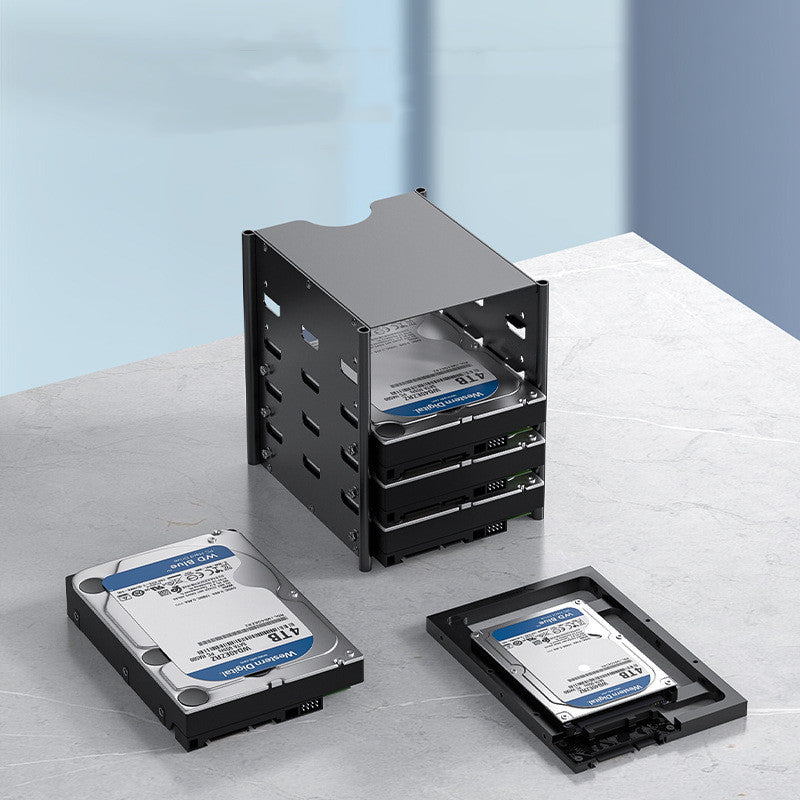 Fabricant 3.5 pouces Support de stockage de disque dur 5 couches Support de stockage de disque dur