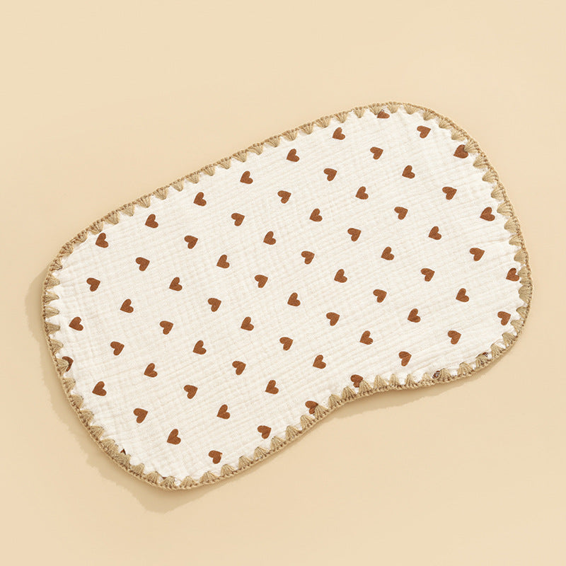 Oreiller plat en coton 10 couches bébé nouveau-né