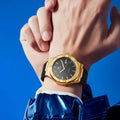 Mens Strap Non-Quartz Montre mécanique entièrement automatique