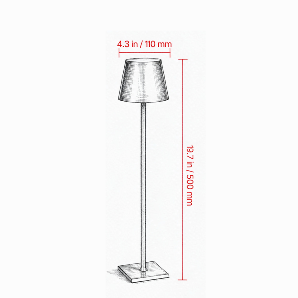 Lampe de table sans fil 2-Pack