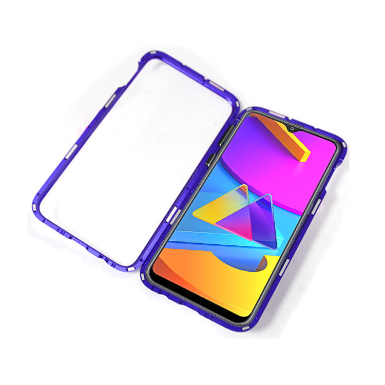 Couverture de protection pour téléphone mobile magnétique en verre monoface