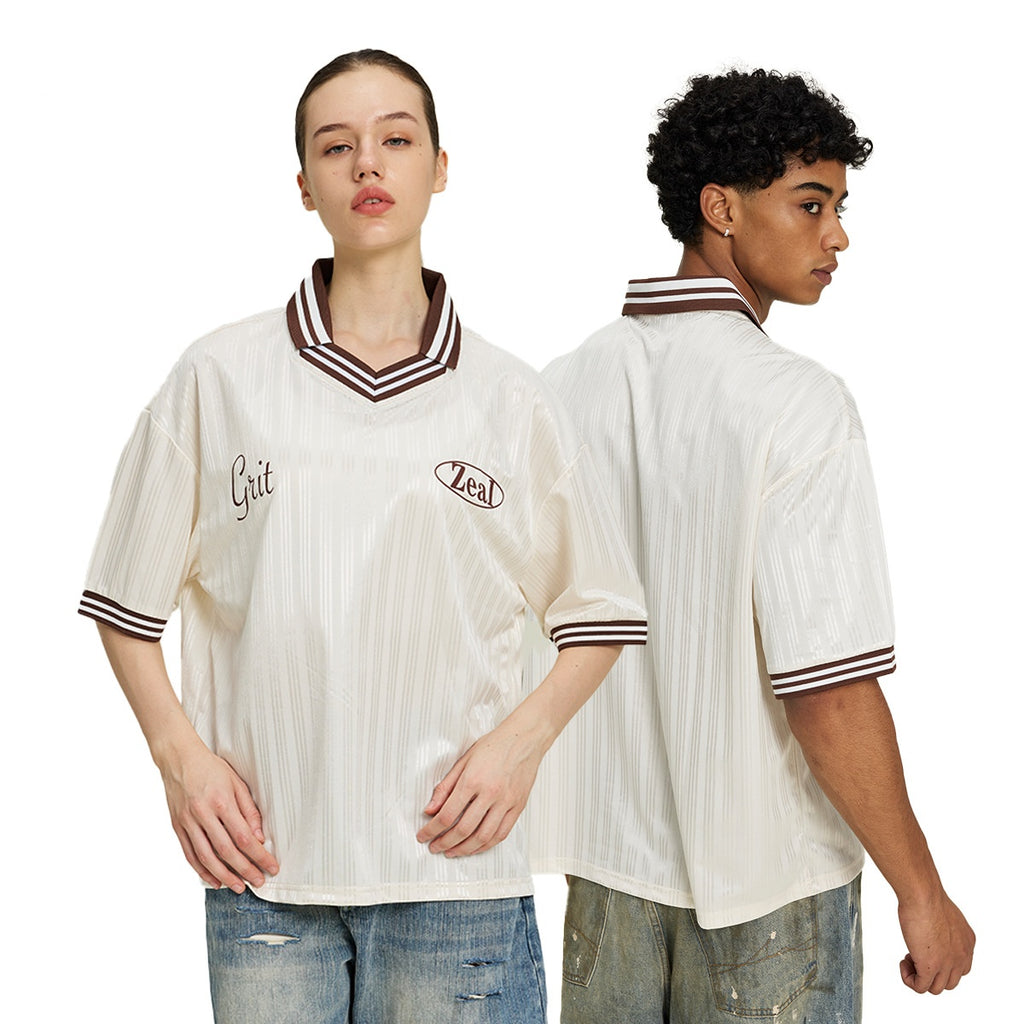 Men's V-neck short-sleeved T-shirt