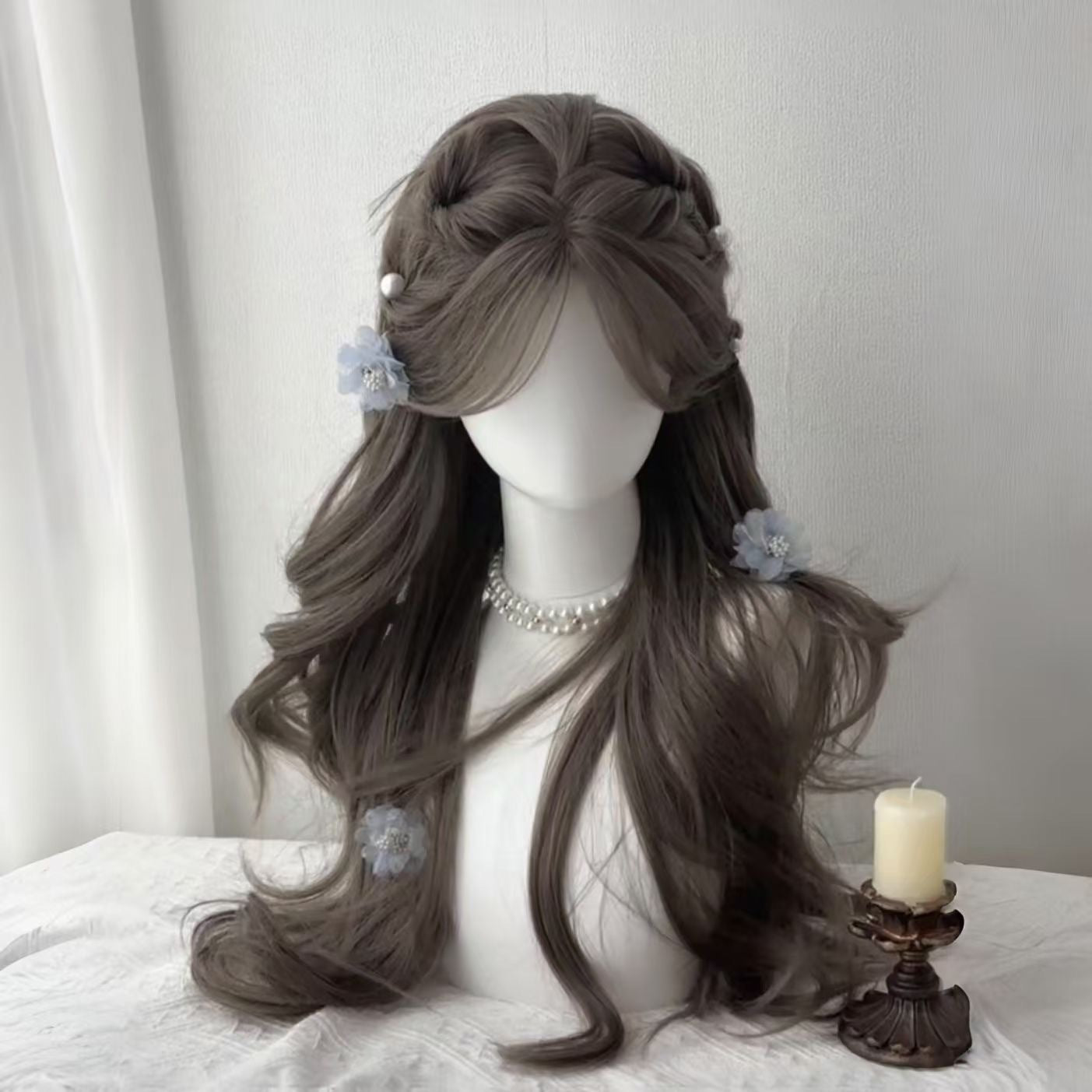 Bob chic haut de gamme avec un peu de brin de fringefaux